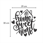 Home Sweet Home, Lar Doce Lar Decoração Em Mdf 6mm
