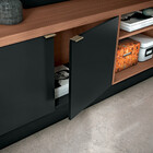 Home Theater Apolo Nature/preto - Hb Móveis