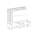 Home Theater Apolo Off White/freijó - Hb Móveis