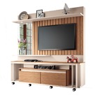 Home Theater Astúrias Tv 60 200cm 2 Gavetas Off White Nature