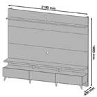 Home Theater Boss 2.2 Freijó Com Off White - Imcal Móveis