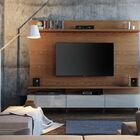 Home Theater Boss 2.2 Freijó Com Off White - Imcal Móveis