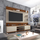 Home Theater Cedro Off White/freijó - Giga Móveis