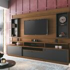 Home Theater Coliseu Naturale Com Grafite 2.4 - Edn Móveis