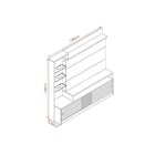 Home Theater Com Rodizios Frizz Prime Madetec Titânio/carvalho