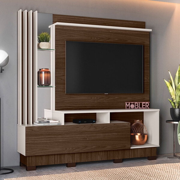 Home Theater Genova P/tv 55 C/esp.noce Espl/of.artico Mobler