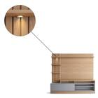 Home Theater Helena 200cm Tv 65" Freijó Cinza Fosco Bnn Decor