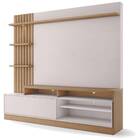 Home Theater Helena 200cm Tv 65" Freijó Off White Tana Decor