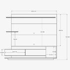 Home Theater Istambul 2.1 Estante Completa Decoração Sala Est