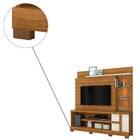 Home Theater Luana Com Pés Tv 55 Naturale Off White Bnn Decor