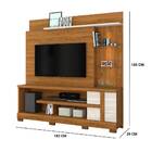 Home Theater Luana Com Pés Tv 55 Naturale Off White Bnn Decor