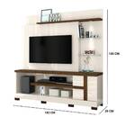 Home Theater Luana Com Pés Tv 55 Off White Savana Bnn Decor