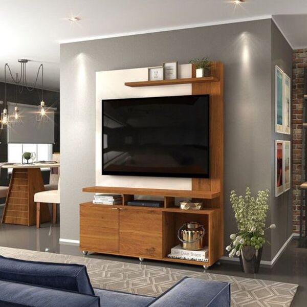 Home Theater Lugo Para Tv Ate 55 Polegadas Dj Moveis Rustico