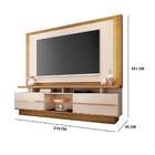 Home Theater Palazzo Tv 70 210cm 2 Gavetas Carvalho Intense O