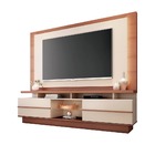 Home Theater Palazzo Tv 70 210cm 2 Gavetas Nature Off White B