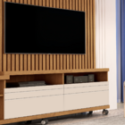 Home Theater Para Sala Com Três Prateleiras Laterais Quatro N