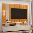 Home Theater Para Tv 65 Polegadas Ripado Com Prateleira Zaíra