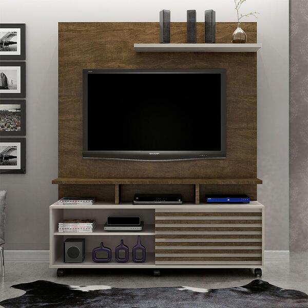 Home Theater Para Tv Até 60´´ Star Ipê Off White Valdemóveis