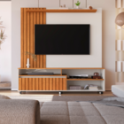 Home Theater Para Tv De Até 55 Polegadas Uma Gaveta Duas Prat