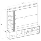 Home Theater Para Tvs Até 65 Polegadas Logan Marroquim Off Wh