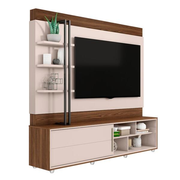 Home Theater Para Tvs Até 65 Polegadas Logan Marroquim Off Wh