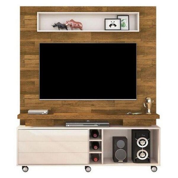 Home Theater Quebec Para Tv Até 60'' Dj Móveis Carvalho Nobre