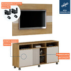 Home Theater Rack Painel Para Tv Até 50 Polegadas Sala Quarto