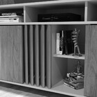 Home Theater Rack Painel Para Tv Até 50 Polegadas Sala Quarto