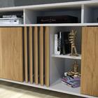 Home Theater Rack Painel Para Tv Até 50 Polegadas Sala Quarto