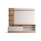 Home Theater Ripado Led Tvs 65 Polegadas 1 Porta 4 Nichos Fre