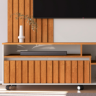 Home Theater Sala De Estar Corrediça Telescópica Três Nichos