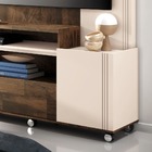 Home Theater Timber Tv 50 136cm 2 Portas Deck Off White Bnn D