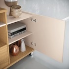 Home Theater Timber Tv 50 136cm 2 Portas Freijó Off White Tan