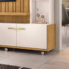 Home Theater Titan Tv 60 200cm 4 Portas Carvalho Intense Off