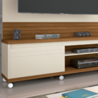 Home Theater Tv De Até 55 Polegadas Pés Em Rodízios Quatro Pr