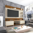 Home Theater Tv De Até 55 Polegadas Pés Em Rodízios Quatro Pr