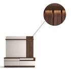 Home Theater Valentina 180cm Tv 70" Nogueira Real Off White B