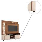 Home Theater Vanessa Tv 55 180cm 2 Portas Nature Off White Bn