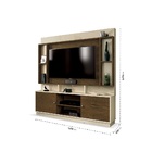 Home Tv 50 Polegadas 160m 2 Portas E Prateleiras Alasca Nogal