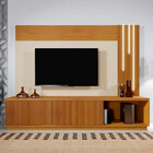 Home Valencia Ripado C/led Cascata 2 Portas Tv 75 Mavaular