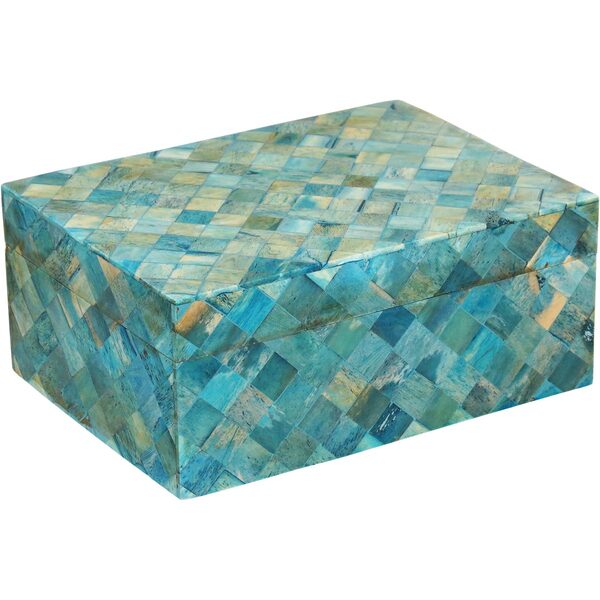 Home&co Bashira Caixa Organizadora Decoração 8x19x14cm Osso V