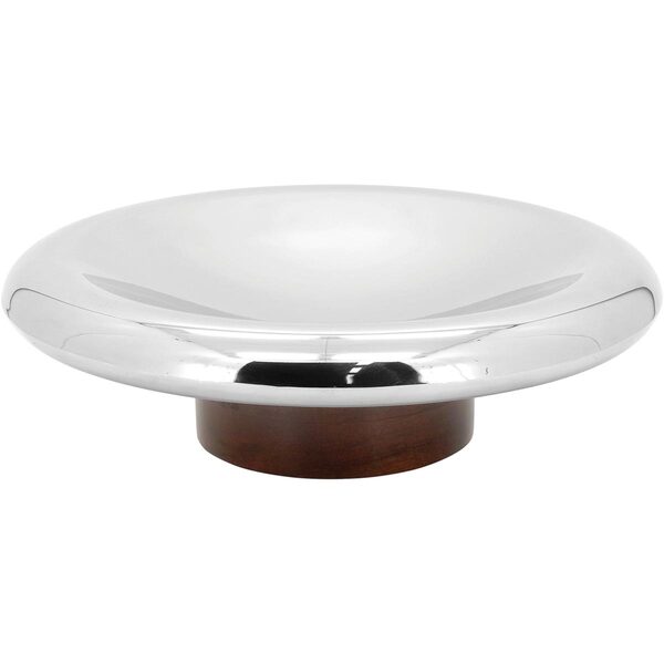 Home&co Brandy Fruteira 14x48x48cm Inox Prata Com Suporte