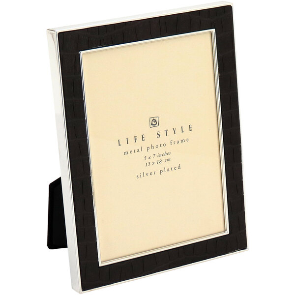 Home&co Croco Porta-retratos 13x18 21x16x3cm Metal Marrom