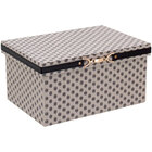 Home&co Francesca Caixa Organizadora Decoração Sintético Bege