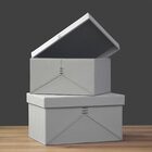 Home&co Jupter Caixa Organizadora Decoração Sintético Cinza 2