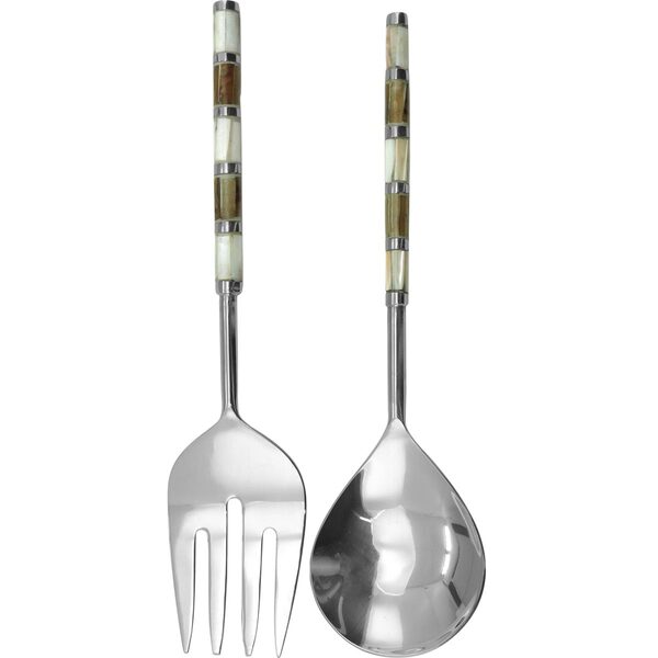 Home&co Lair Jg Utensílios Salada Inox 2pç