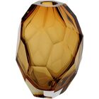 Home&co Miah Vaso Decorativo Enfeite 17x12x11cm Vidro Âmbar