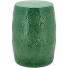 Home&co Sandry Banqueta 45x33x33cm Cerâmica Verde