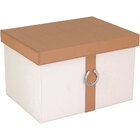 Home&co Saturno Caixa Organizadora Decoração 24x39x29cm Sinté