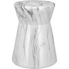 Home&co Simon Banqueta 49x37x37cm Cerâmica Branco